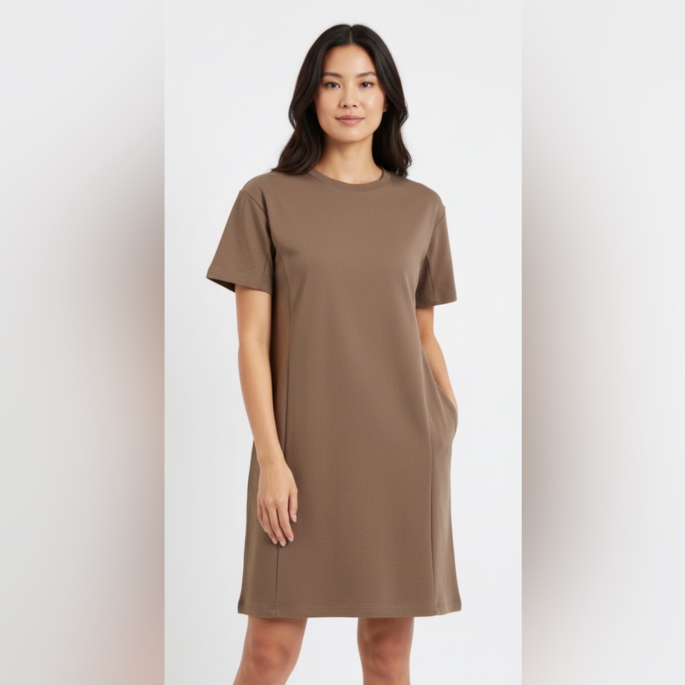 Stylus shift dress with side pockets